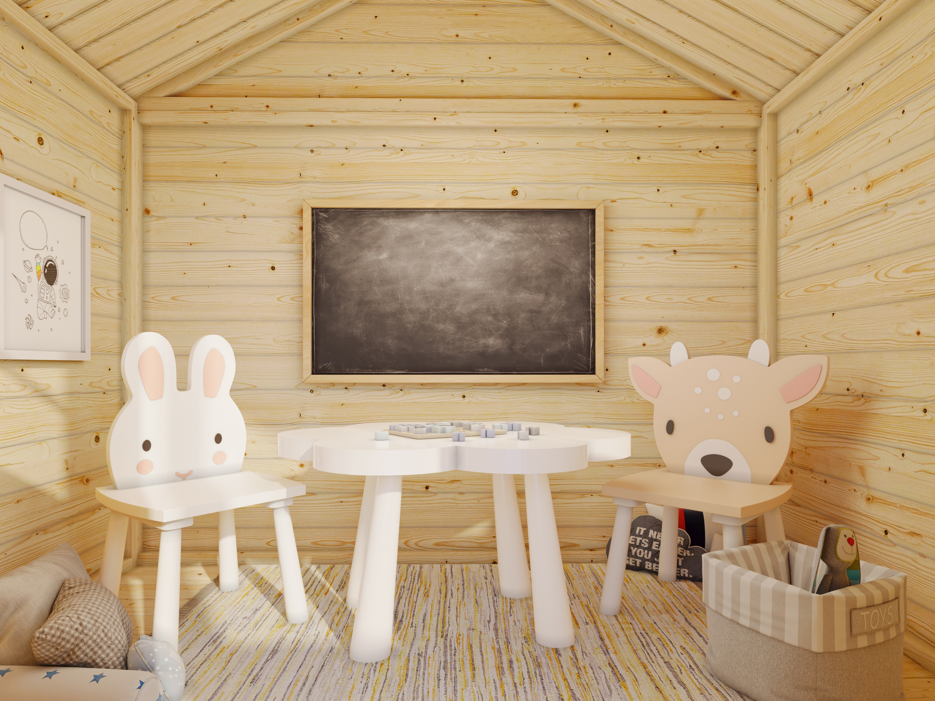 2 palmako kids toby set interior view